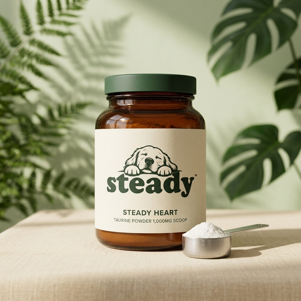 Steady Heart taurine powder jar